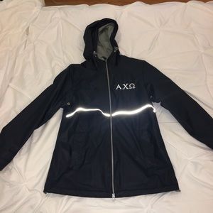 Alpha Chi Omega Charles River Rain Jacket
